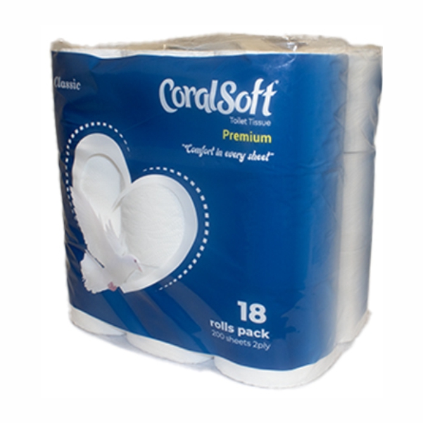 Coral Soft Tissue 2ply (Bulk)